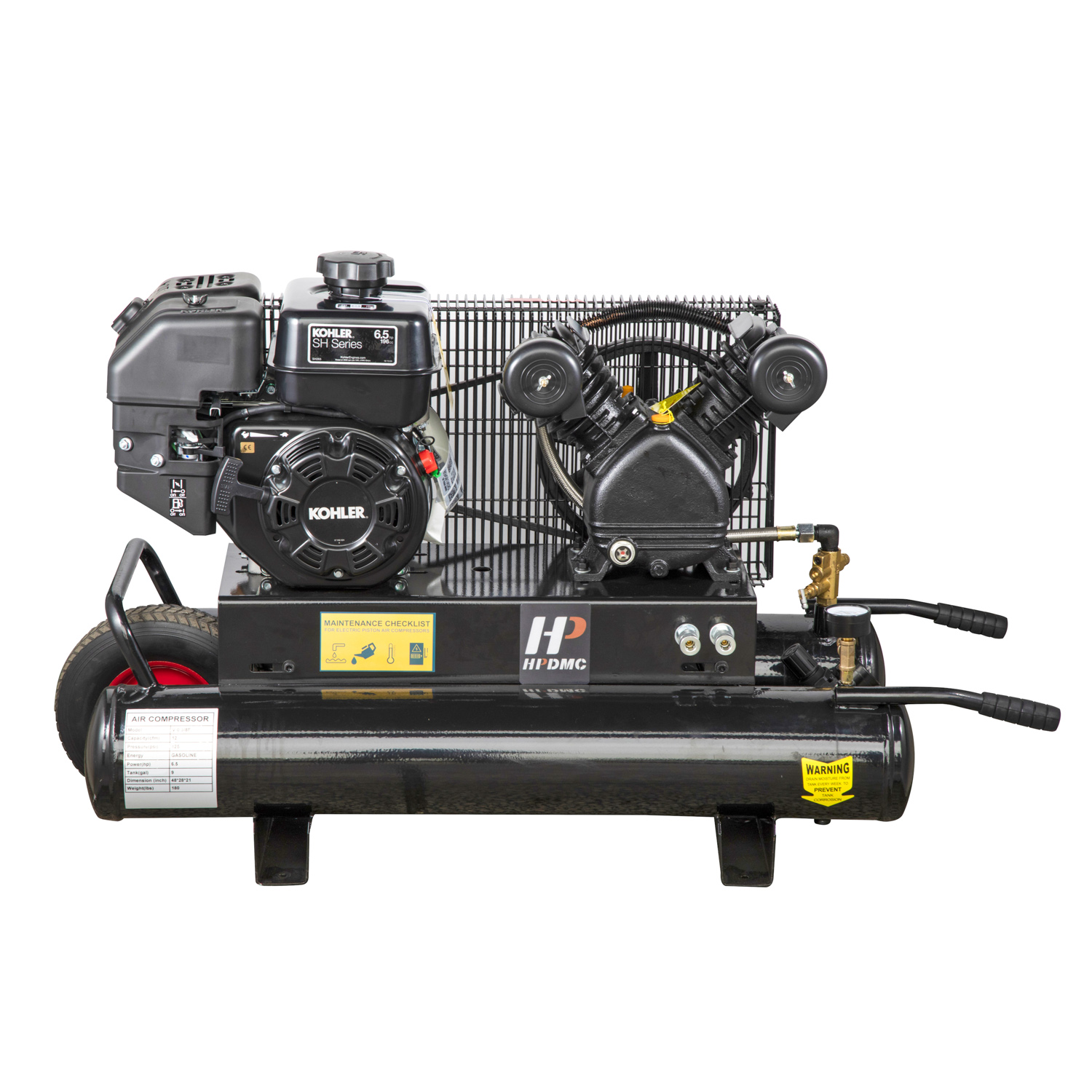 6.5HP SE-10A Portable Air Compressor Features & Use