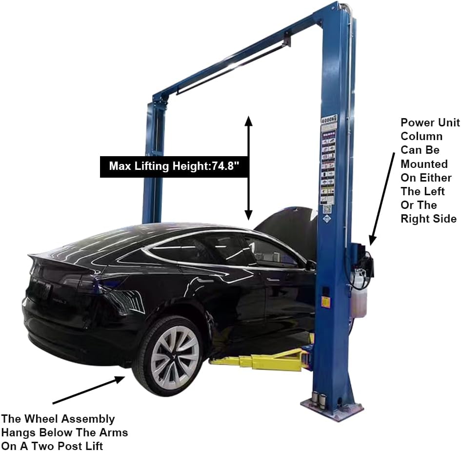 DIY Mechanics’ Choice: 9000lb two post automotive lifts 220V