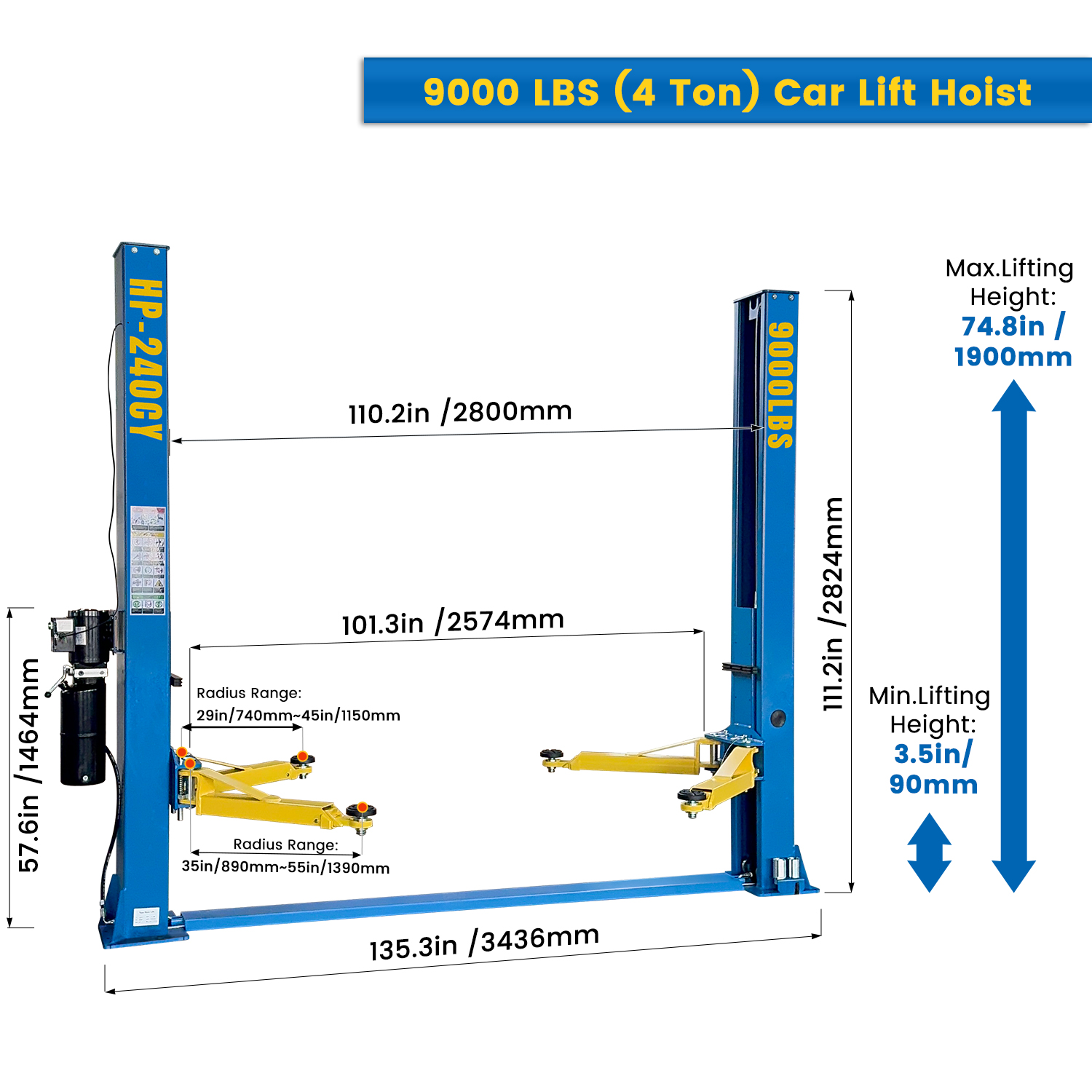 Best Car Lift Price Guide for 9000-lb Home Garage Lifts