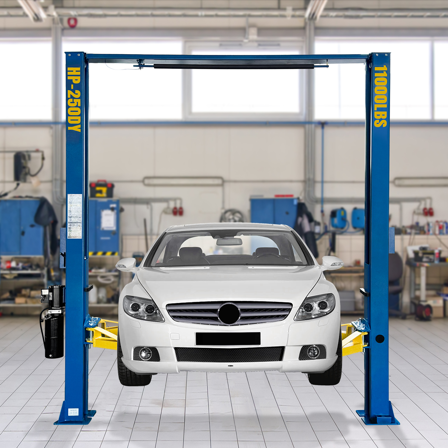 Transform Your Garage with a Heavy-Duty Portable 2 Post Lift