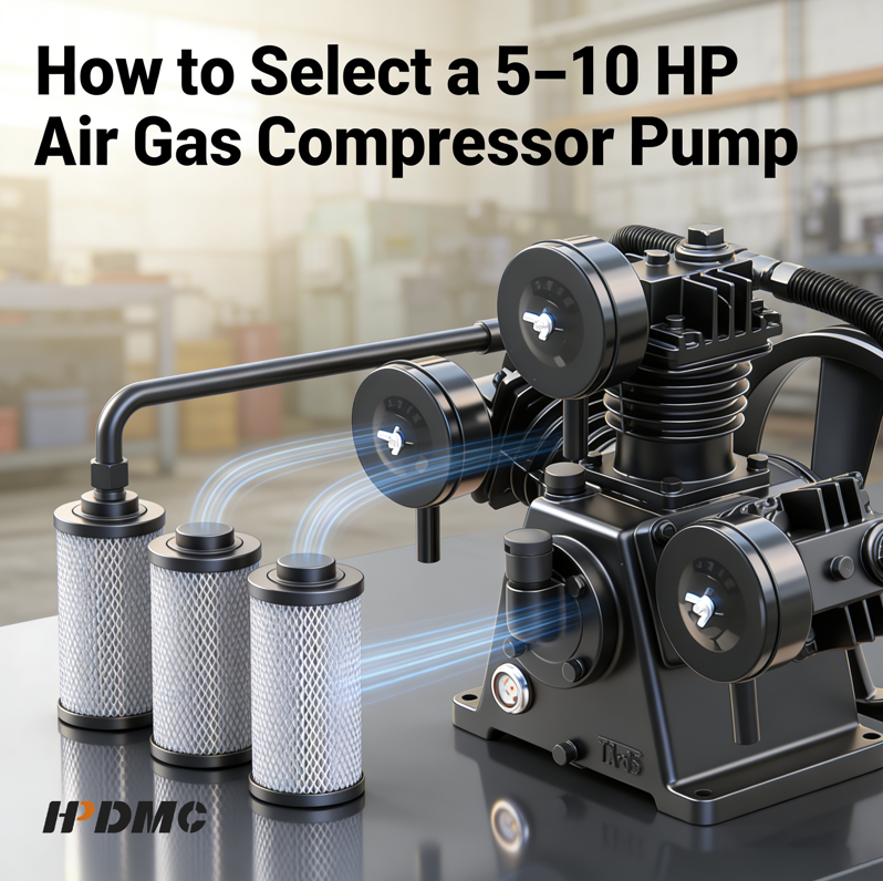 How to Select a 5–10 HP Air Gas Compressor Pump
