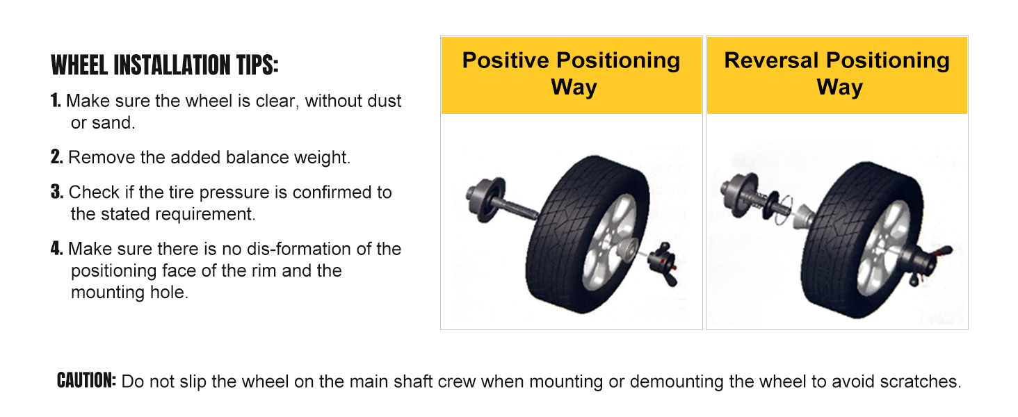 Wheel installation tips