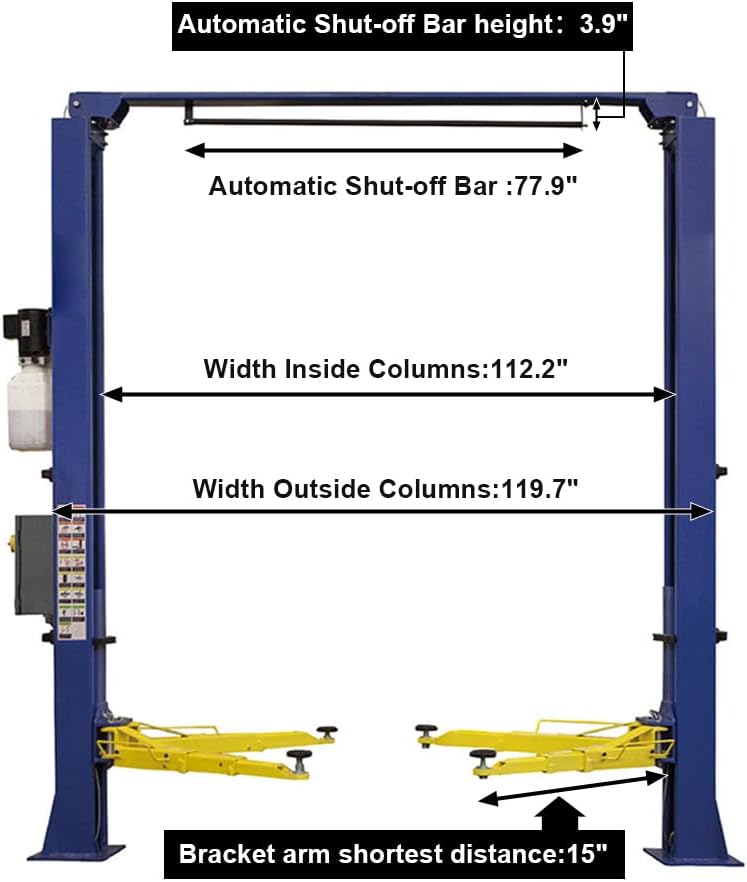 AutoHydra HD-9K – Budget-Friendly 9,000 LB Two Post Lift