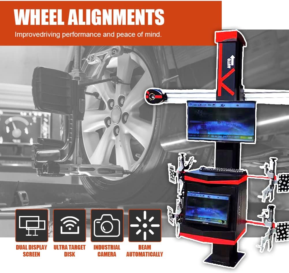 Balances tires down to 1 gram (essential for luxury and performance vehicles) and uses 3D cameras for alignment accuracy within 0.1mm.