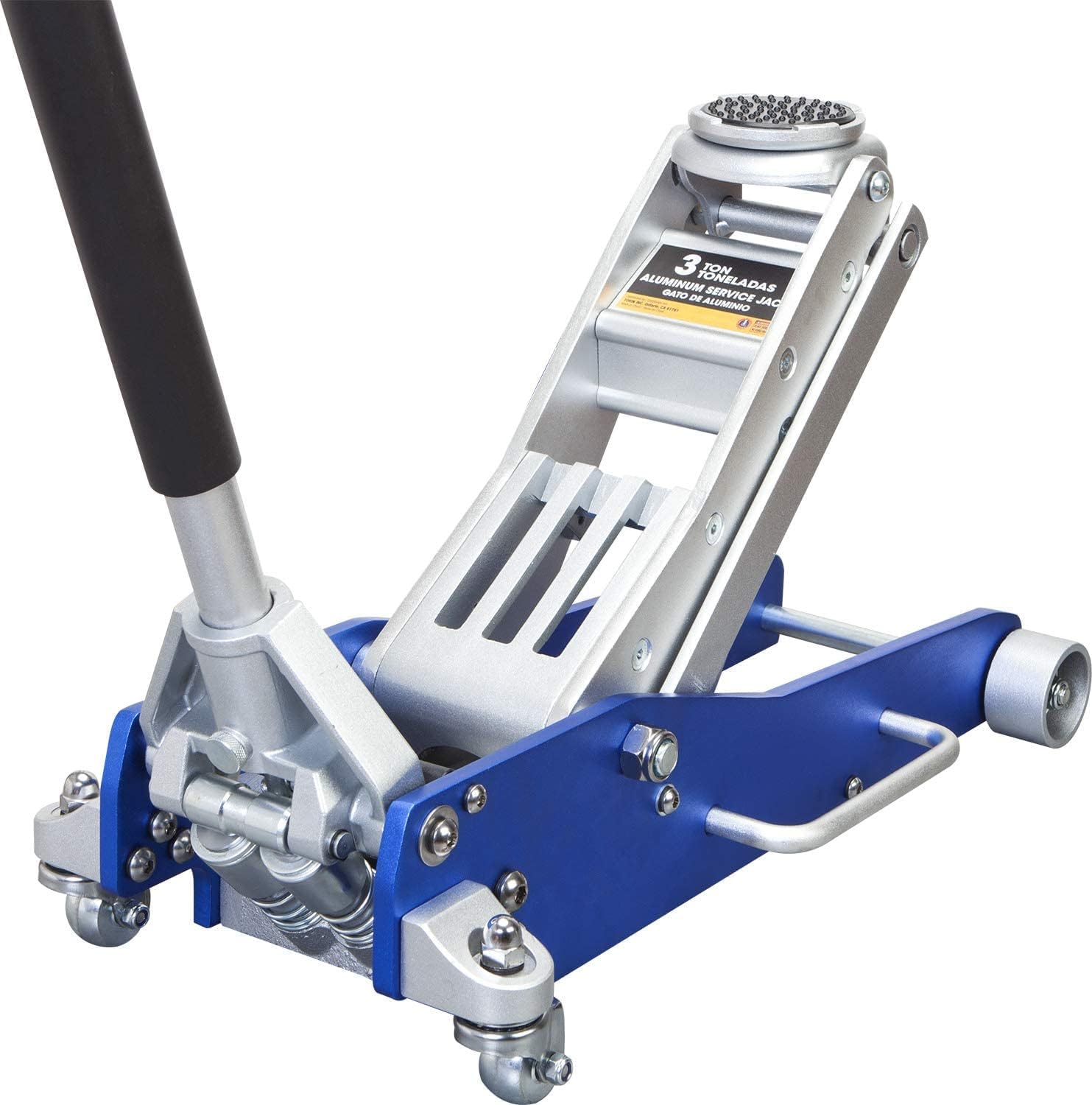 3 Ton / 6600 Lb. Low Profile Floor Jack-blue