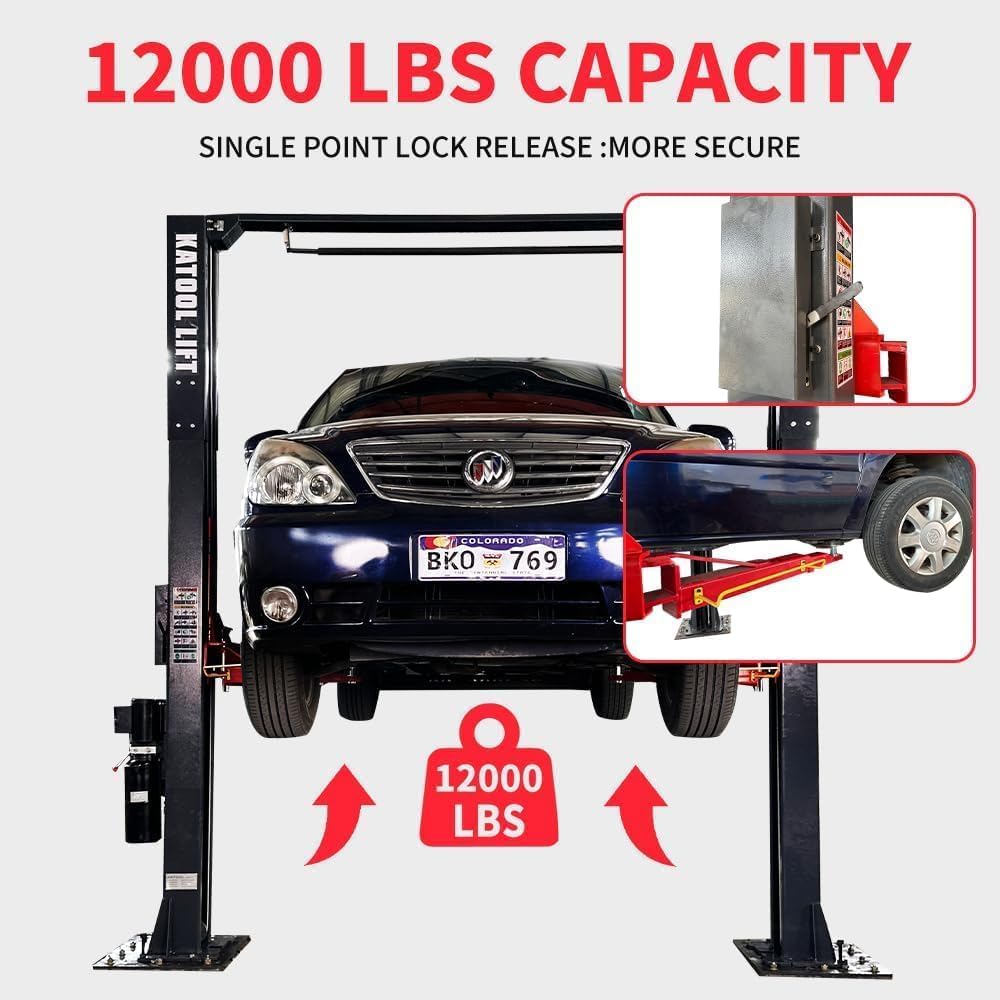 12,000lbs 2 Post Lift Price Range & Affordable Picks Under $3000