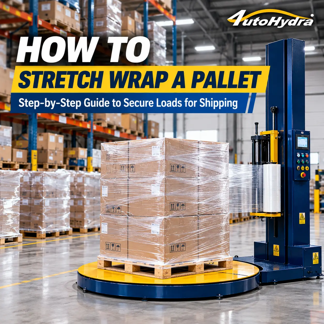 How to Stretch Wrap a Pallet: Step-by-Step Guide to Secure Loads for Shipping
