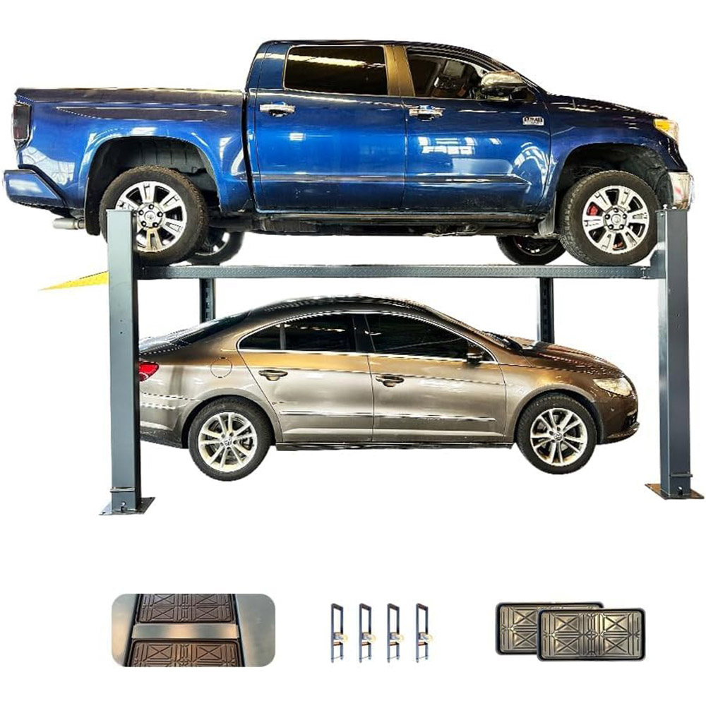 15,000 lbs Four Post Parking Lift, 220V Heavy Duty 4 Post Lift