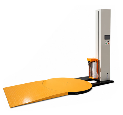 4400LBS Stretch Wrapper Machine W/ Ramp 55.1" x 59.1" x 3.1", 2 Ton Loading Ramp CRJ1650LFQD+CRJ1650LFPD