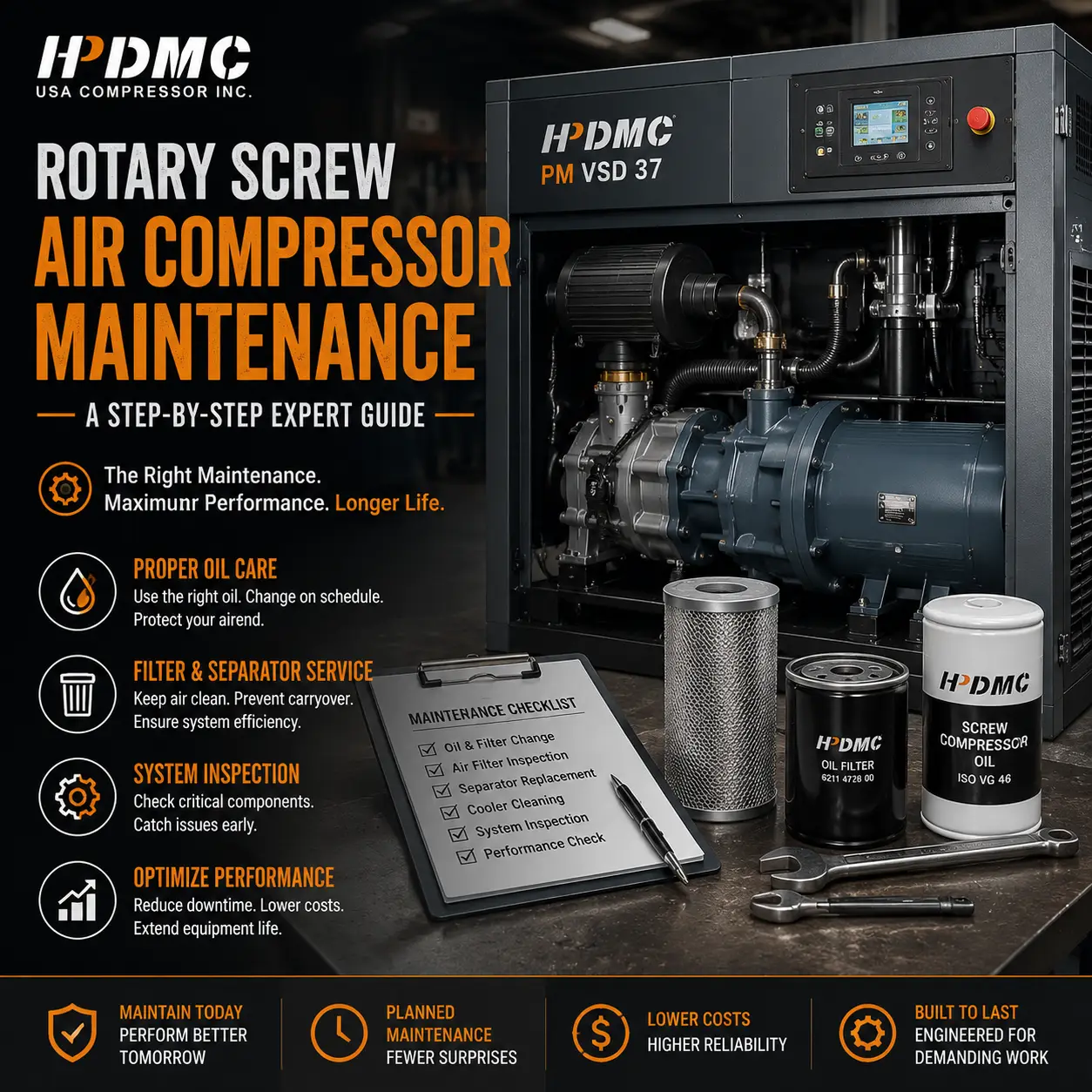 Why Rotary Screw Maintenance Is Different — and Why It Matters
