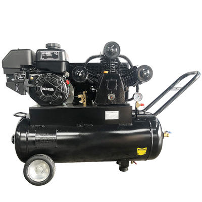 Portable Gasoline Piston Air Compressor with 20Gal Tank 6.5hp 115psi 18cfm HSJQY306518